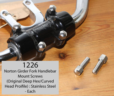 Girder Fork Handlebar Mount Screws